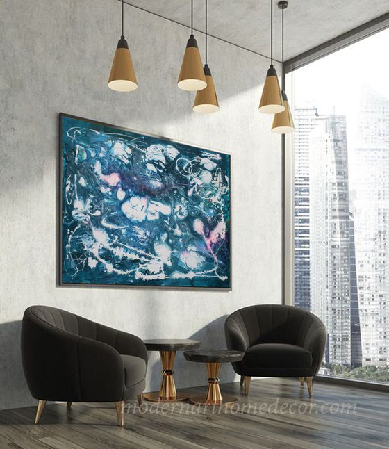 Large abstract 140x95 Whirlpool