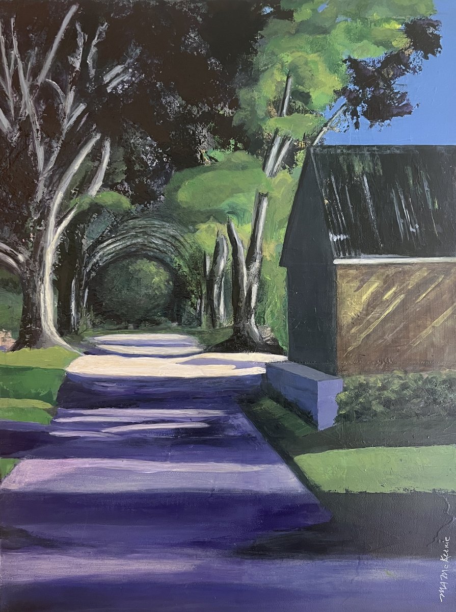  Purple Path By Maryanne Mckernie, 18 X 24, Artwork For Sale On Artfinder