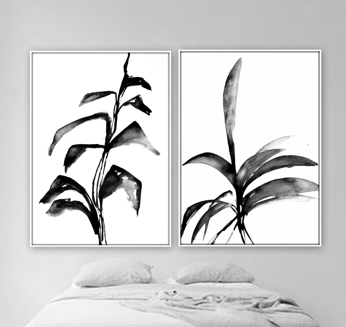 Impressionistic Animal Watercolour By Nadia Moniatis, 19 X 26", Botanical, Original Artwork