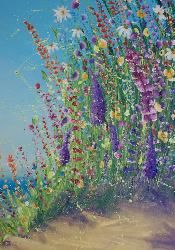 The beauty of summer **Very large painting**