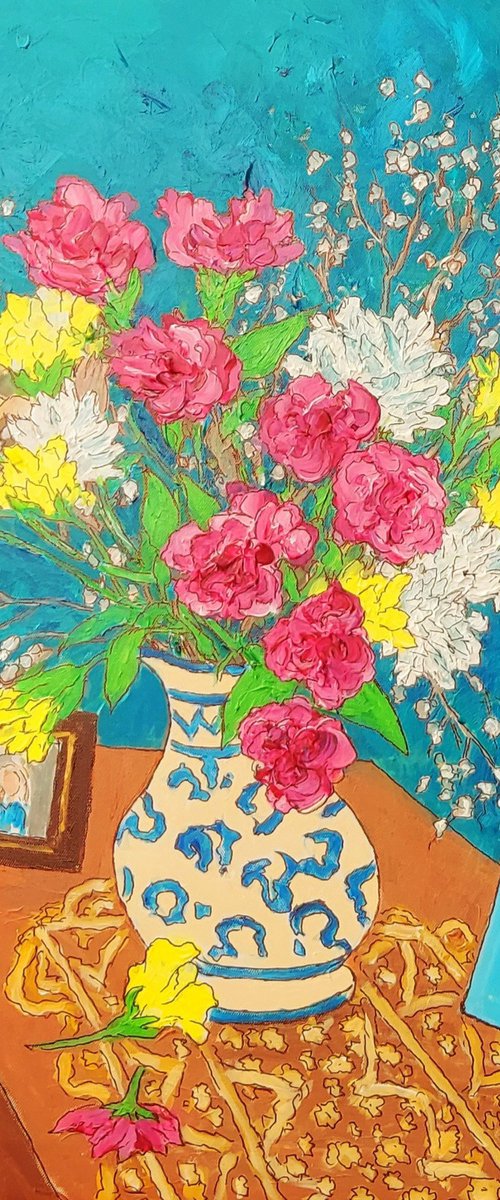 vase of flowers #4 by Colin Ross Jack