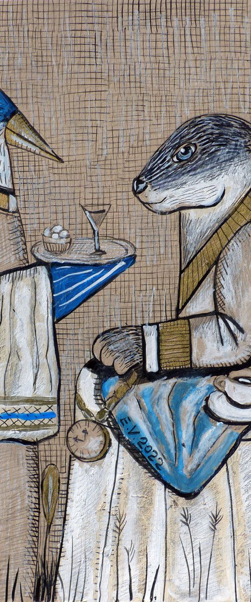 Dinner is served by Elizabeth Vlasova