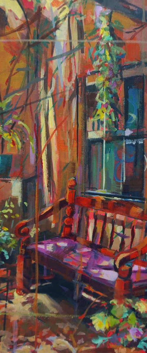 En el patio by Amaya Fernández Fariza