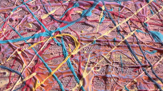 Velvet sunrise - diptych, framed