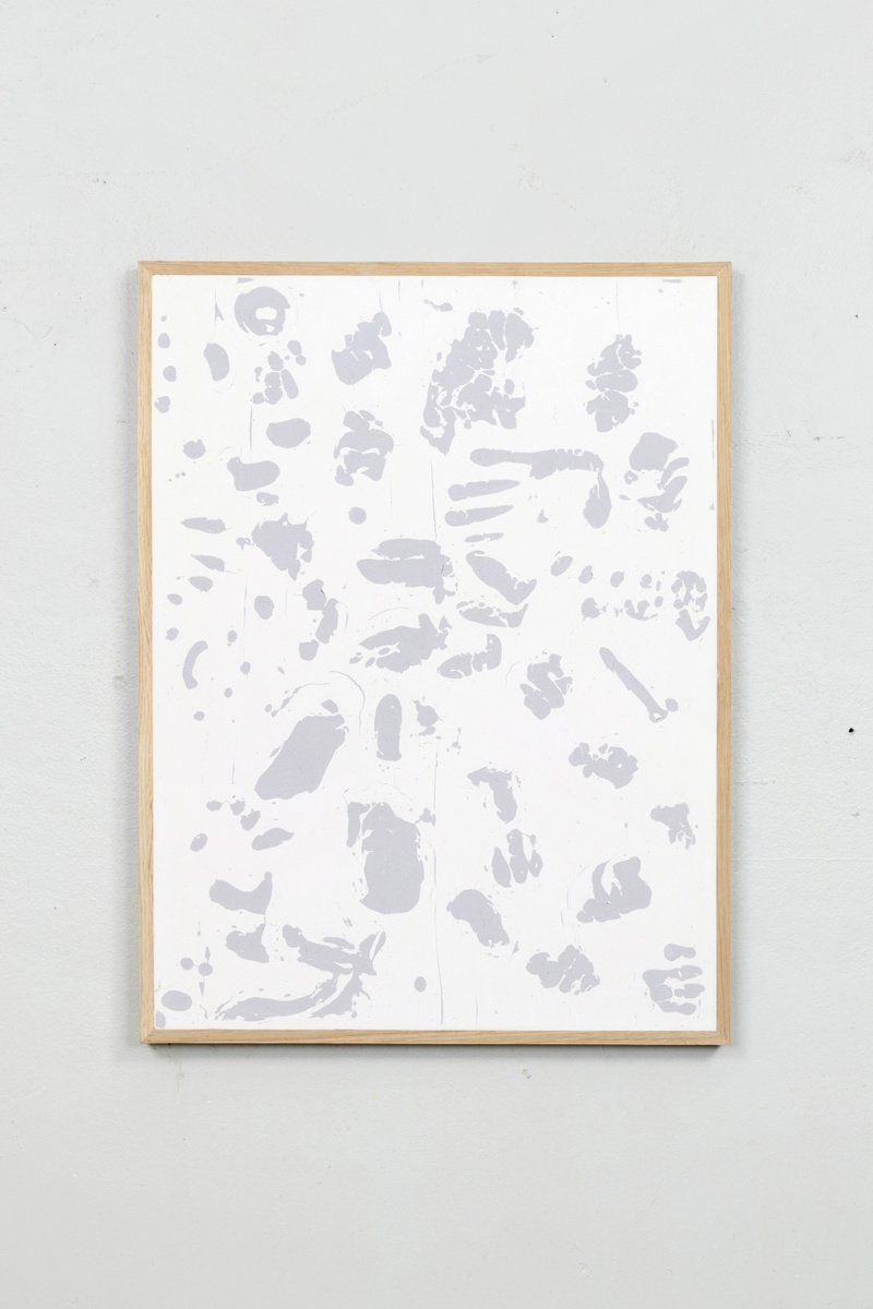 Organic Abstract Painting By Johan Soderstrom, 25 X 33, #412 Turned Table - Pound, Original Artwork