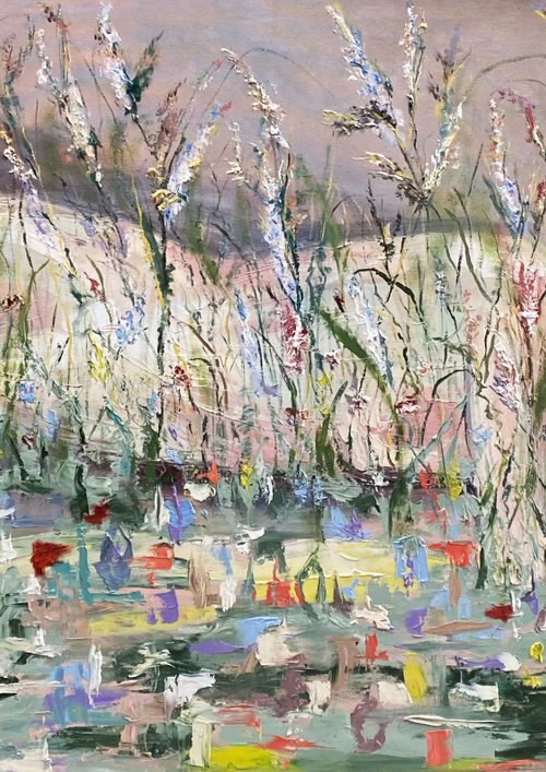 'Daydreams'- XL Painting Oil on Canvas by Anna Ugryumova