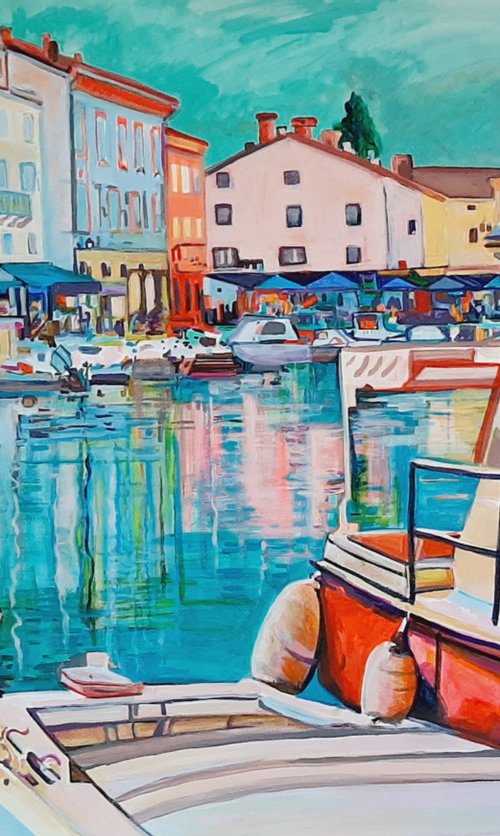 Seascape / 101 x 72 cm by Alexandra Djokic