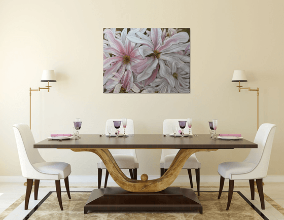 Ethereal Magnolia Bloom