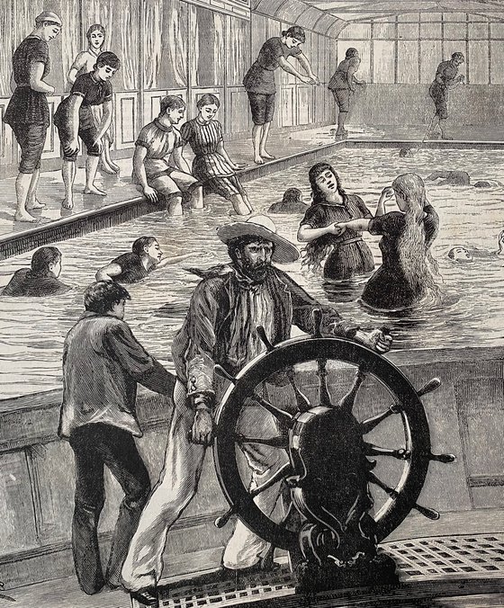 Swimming pool sailors