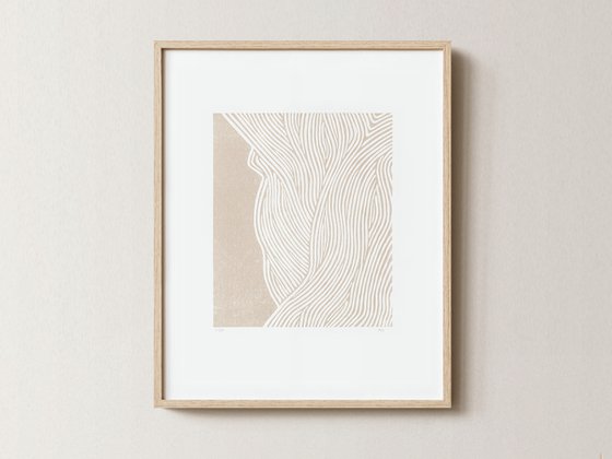 David ⋅ Original linocut print