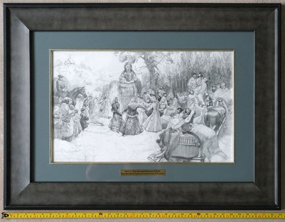 Maslenitsa. Farewell to winter. 17th century