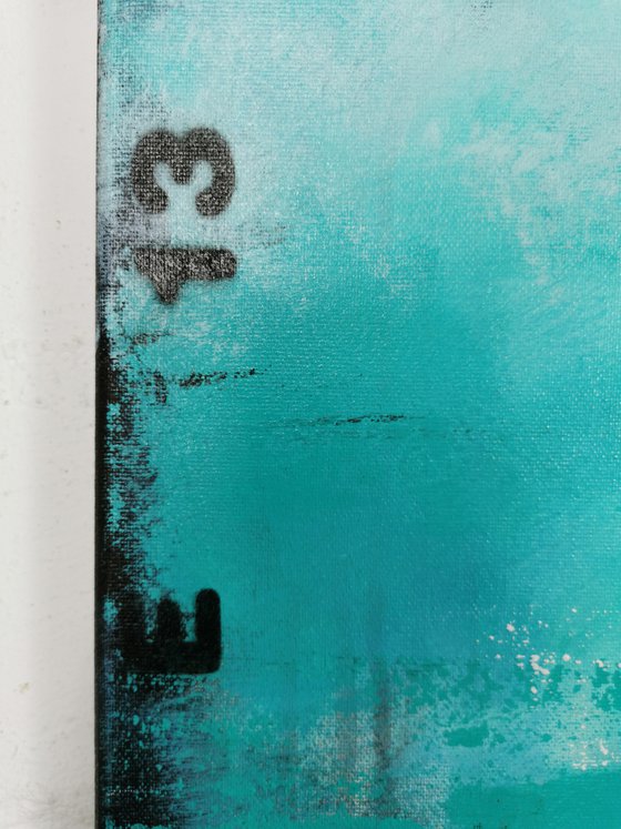 Deep Sea in Turquoise #4 – Abstract Seascape