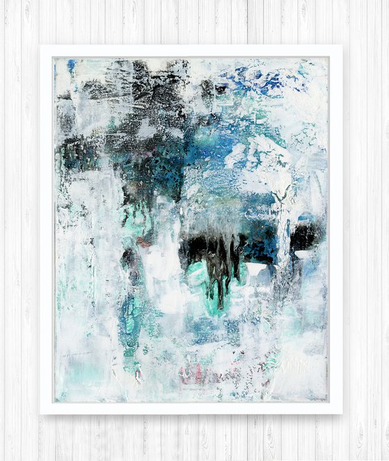 Begin The Journey 2  - Abstract Textured Painting  by Kathy Morton Stanion