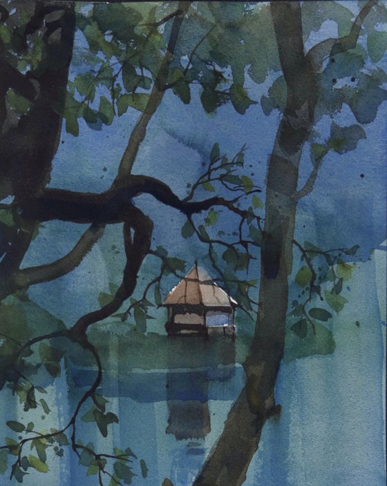 Trees jazz, water blues