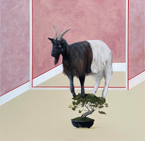 Bonsai Goat IV by Joshua Daniels