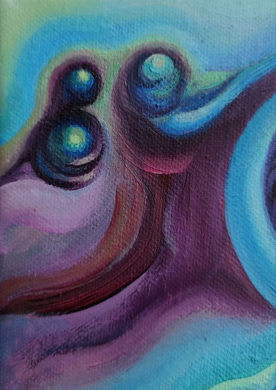 Diamond Waves. Triptych