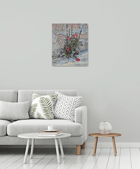 The Flowered Wall