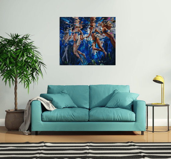 Drifting Under the Blue