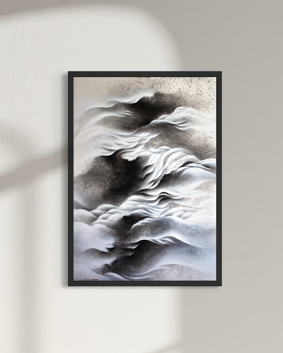 Floating Peaks By Francesca Borgo, 28 X 40, Artwork For Sale On Artfinder