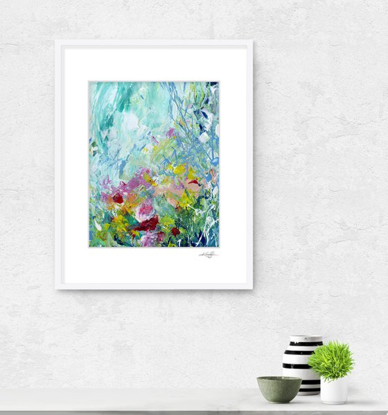 Garden Song 3 - Abstract Flower Art by Kathy Morton Stanion