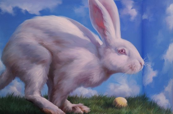 "On the edge of a blue dream"