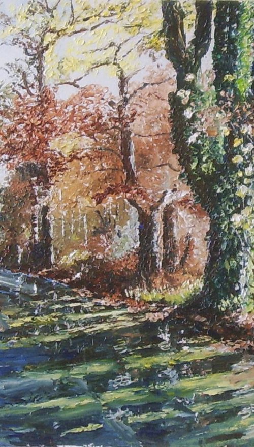 Lane near Poynton in Autumn by Max Aitken