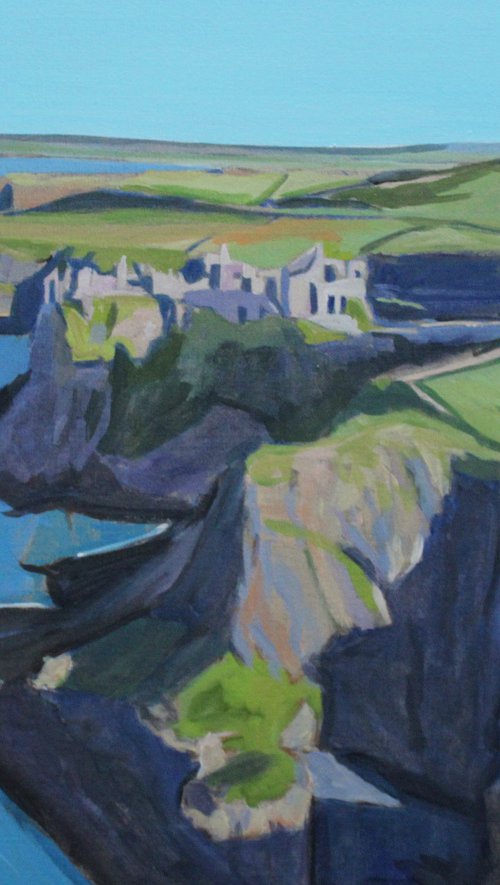 Above Dunluce Castle (Antrim) by Emma Cownie