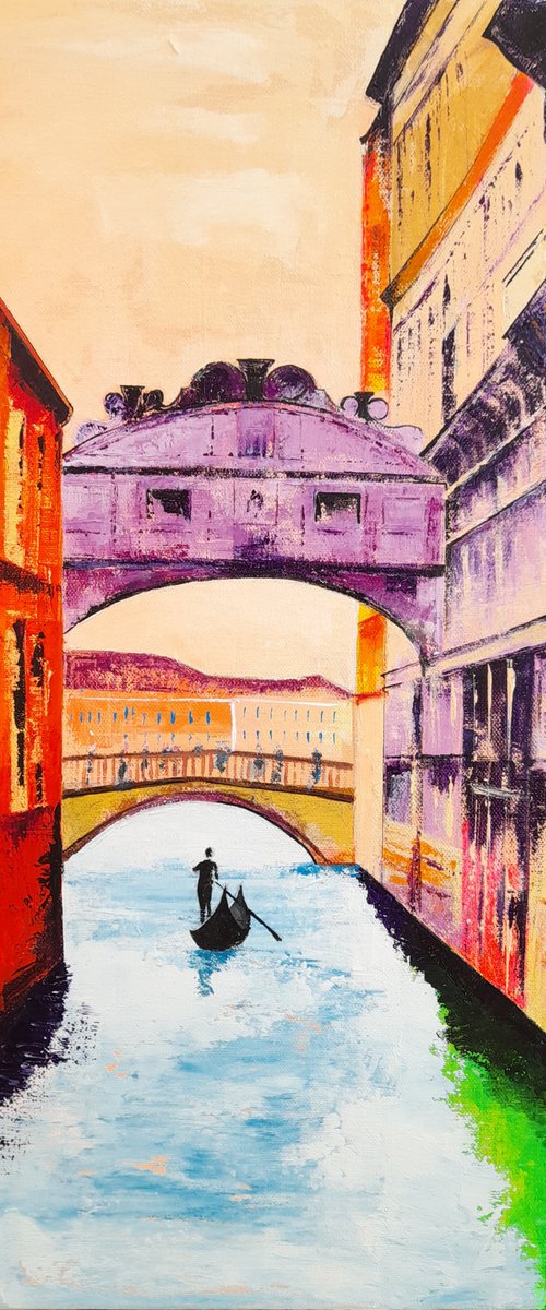 Bridge of sighs, Venice by Bryan John