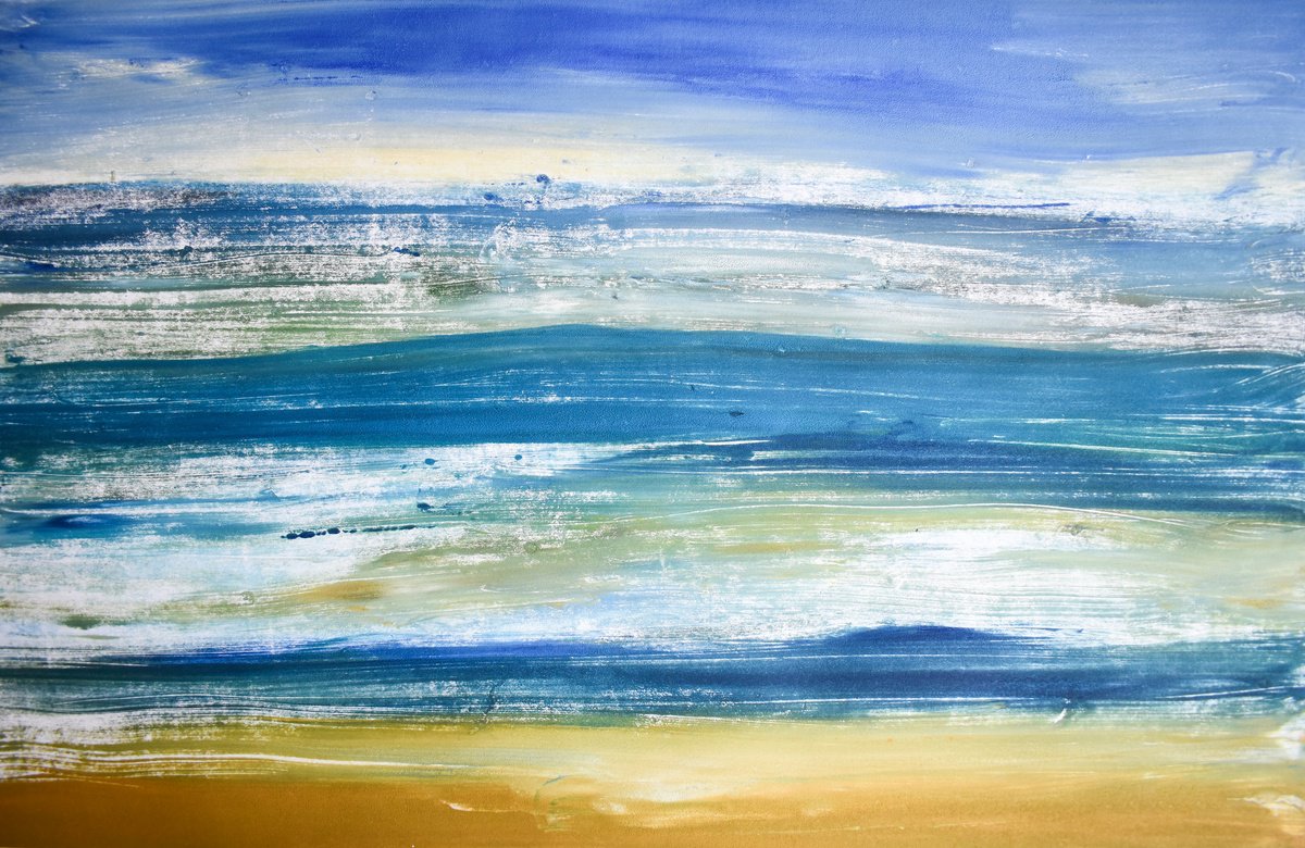 Blue Waves by Elizabeth Anne Fox