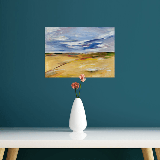 Turbulent Sky _Yellow Fields