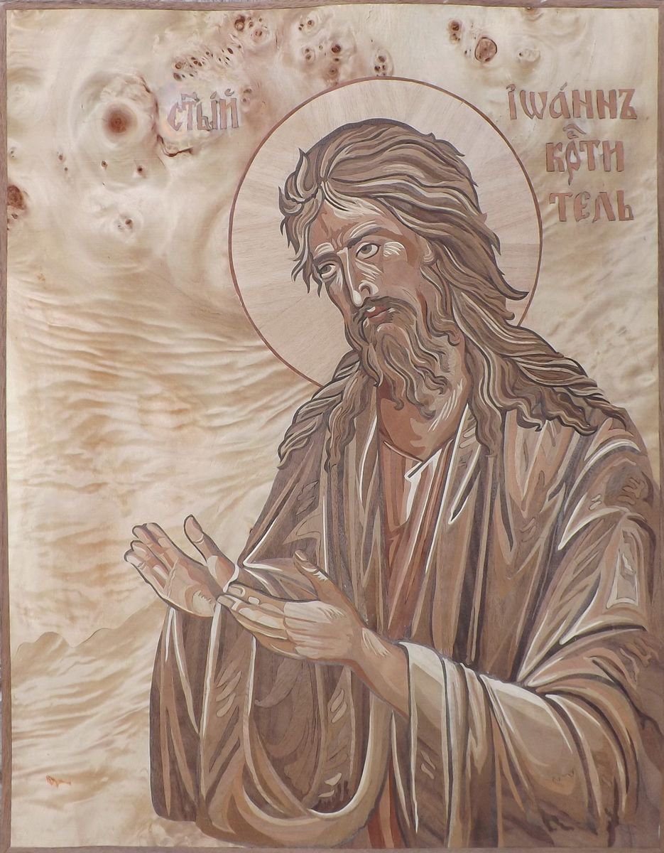 St. John the Baptist (marqurtry work) by Dusan Rakic
