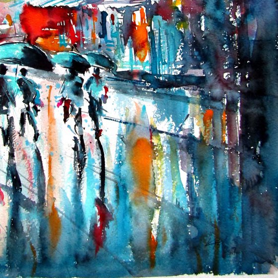 Rainy day in the city III