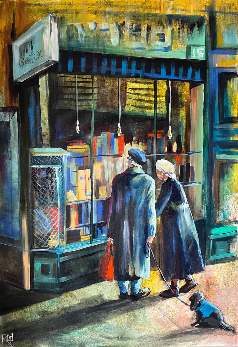 City Couple By Maria Kireev, 28 X 39, Artwork For Sale On Artfinder