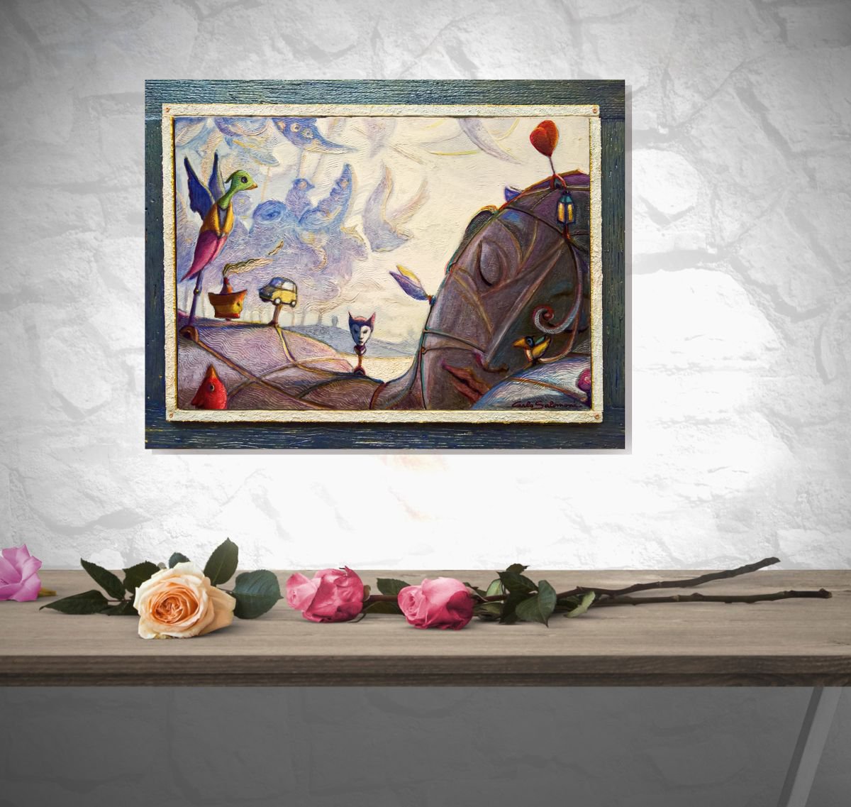 - UPWIND DREAMS - ( 33 x 42,5 cm ) by Carlo Salomoni