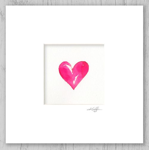 Matted Heart Art 12 by Kathy Morton Stanion