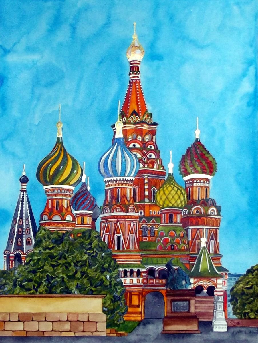 St. Basil’s Cathedral, Moscow by Terri Kelleher