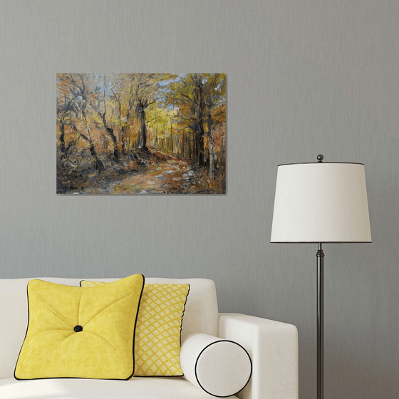 Tuscany golden foliage 50x70