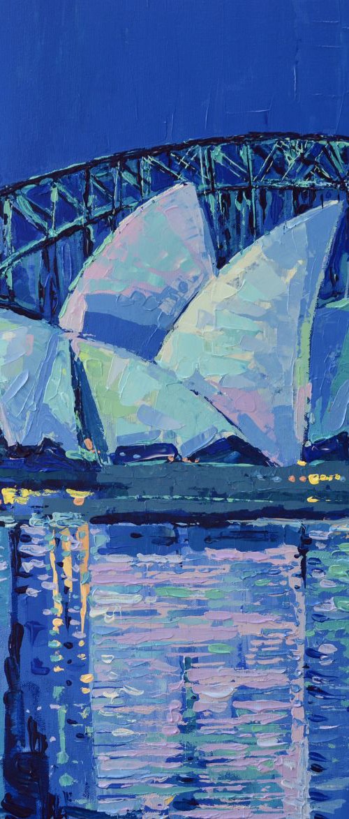 Sydney Opera House at Night by Adriana Dziuba