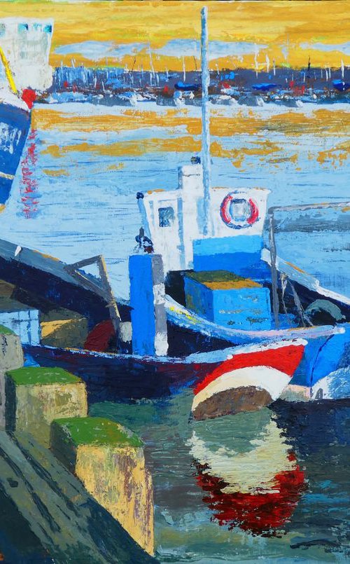 Scarborough Harbour by Colin Wadsworth