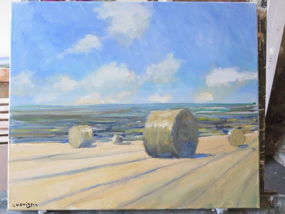 Yorkshire Wolds Hay Bales