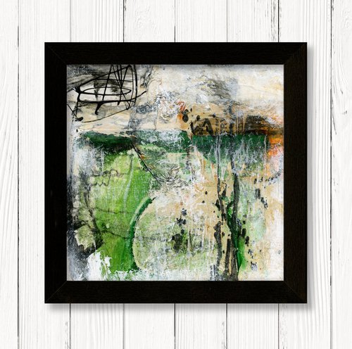 Rituals In Abstract 2 - Framed Mixed Media Abstract Art by Kathy Morton Stanion by Kathy Morton Stanion