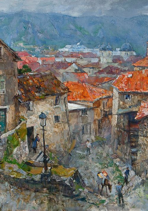 Old Kotor. April |68,5х114,5 cm| by Aleksandr Korol