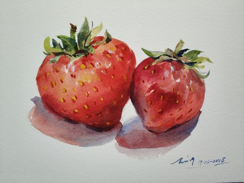 Strawberries 2 by Jing Chen