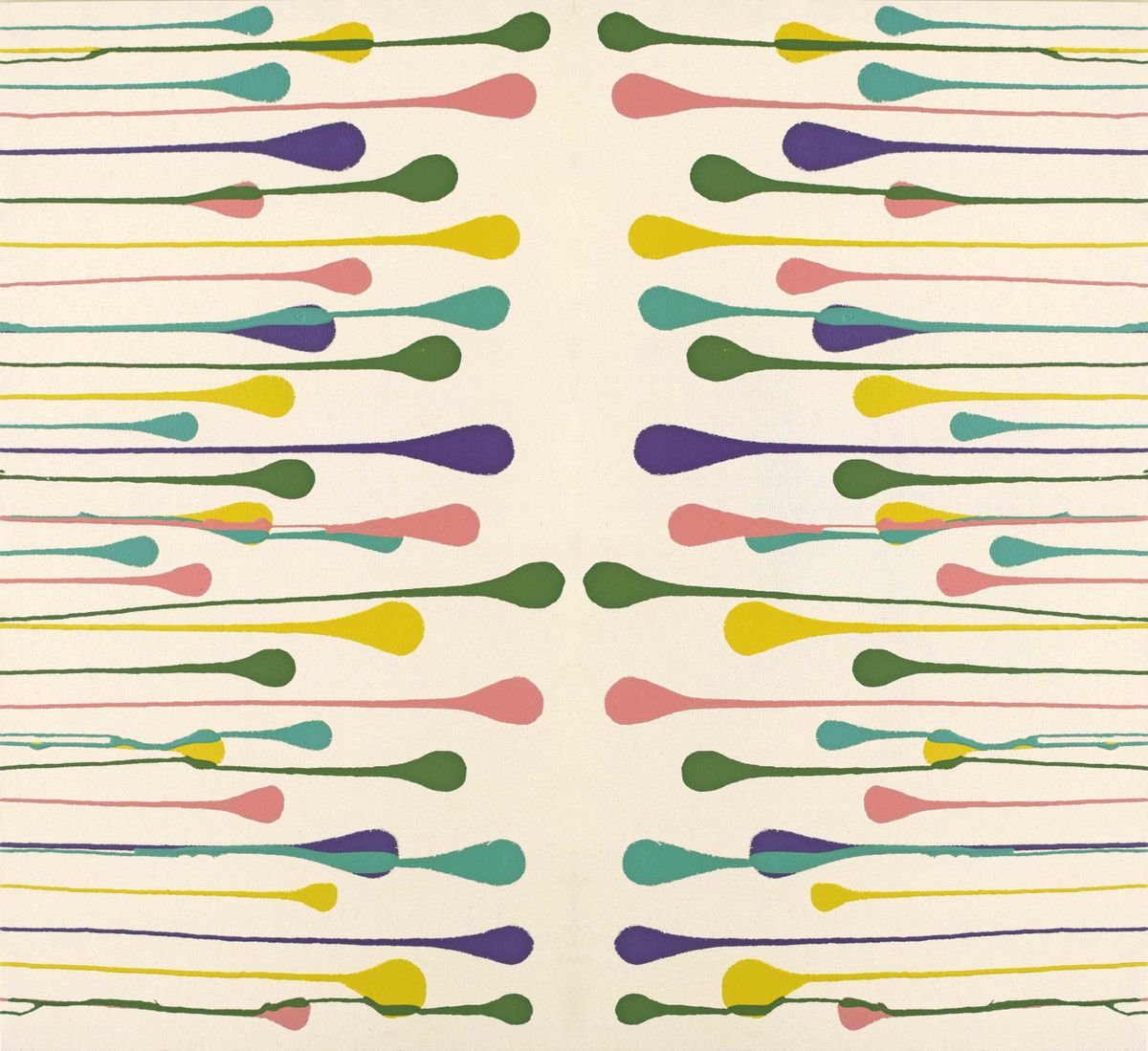 Abstract Giclee Print By Sumit Mehndiratta, 39 X 36", Dripit, Original Artwork