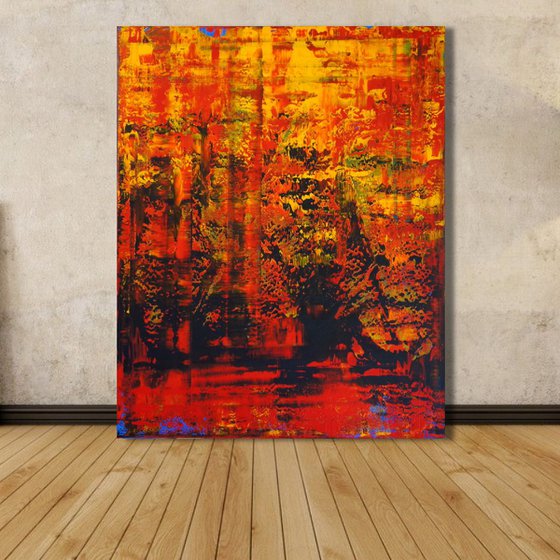 Water In Flames (80 x 100 cm) XL (32 x 40 inches)