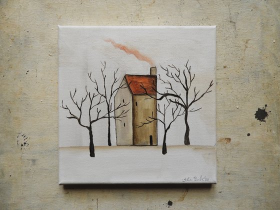 The house between the trees