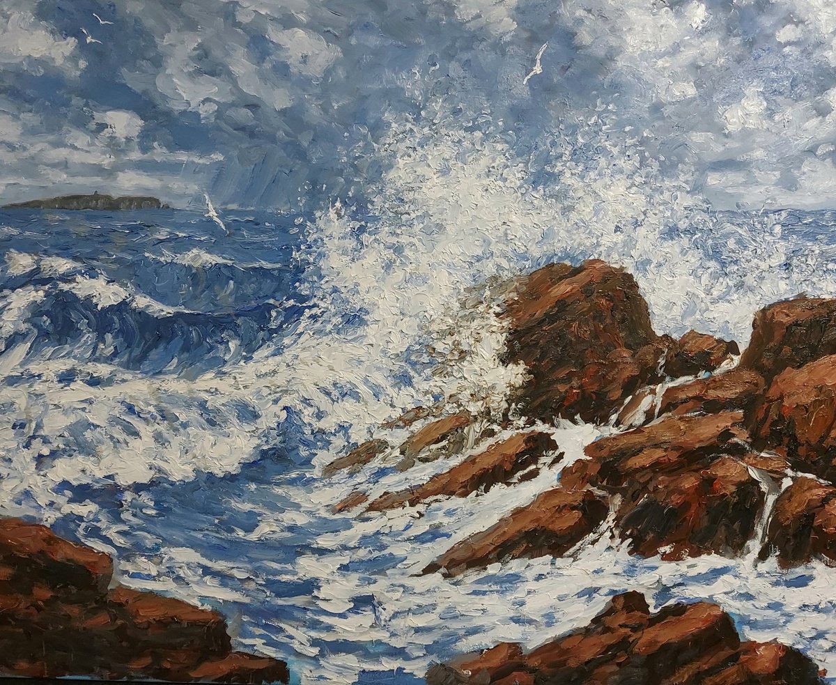 Oil Painting , Seascape #116 By Colin Ross Jack, 30 X 24, Artwork For Sale On Artfinder