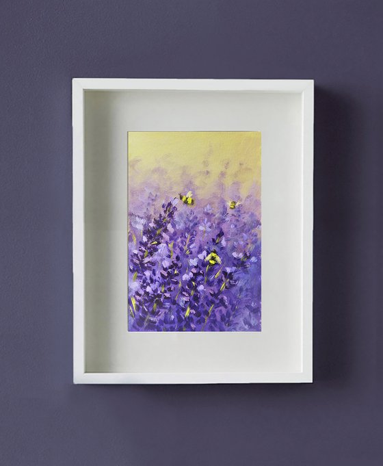 Lavender bees- small study