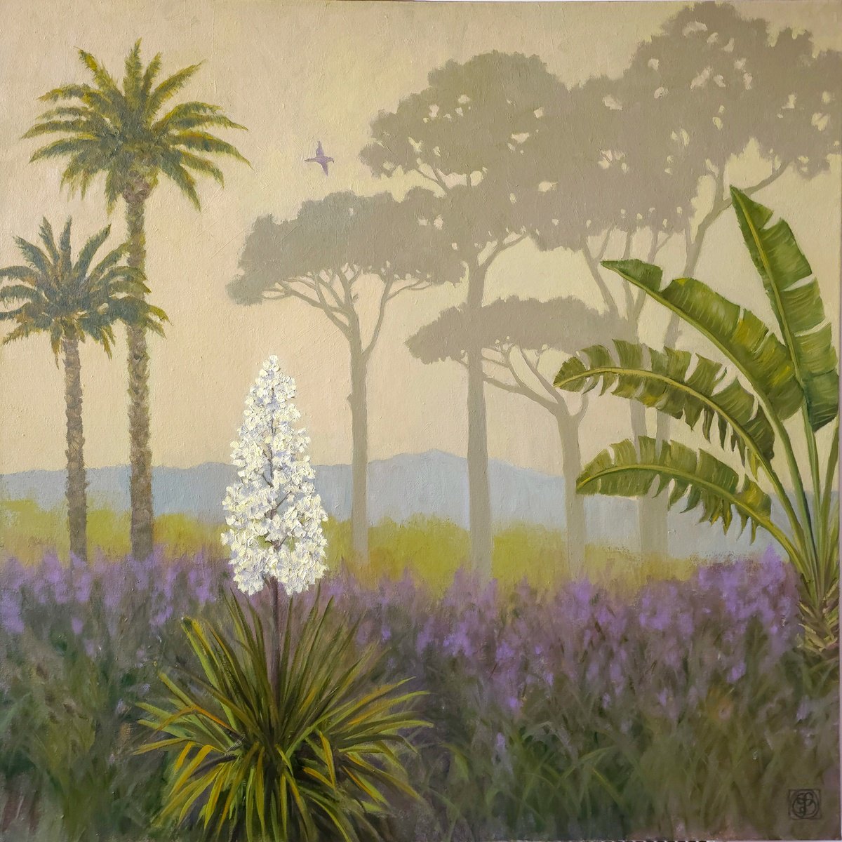 Hazy Tropical Scenery by Katia Bellini