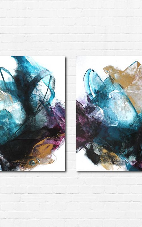 Sweep Me Off My Feet (Dyptic) by Courtney Senior